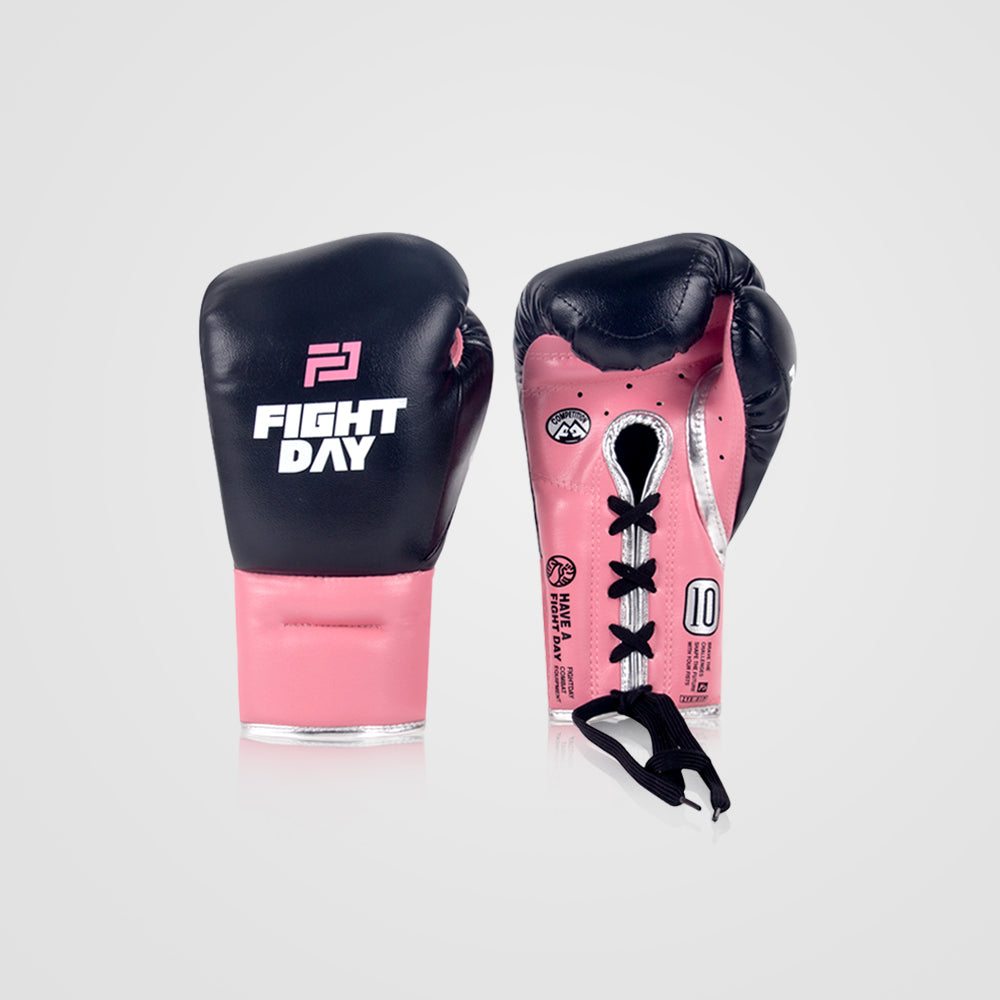 FIGHTDAY ボクシンググローブ ZYS-01P 紐式 12oz FIGHTDAY ZYS01 Lace-Up Boxing Gloves Black/Pink – FIGHTDAY SHOP